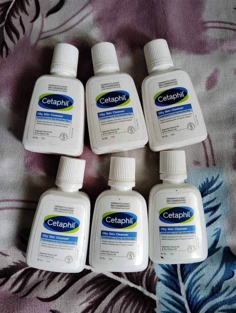 6 Cetaphil Oily Skin Cleanser - 25 Ml