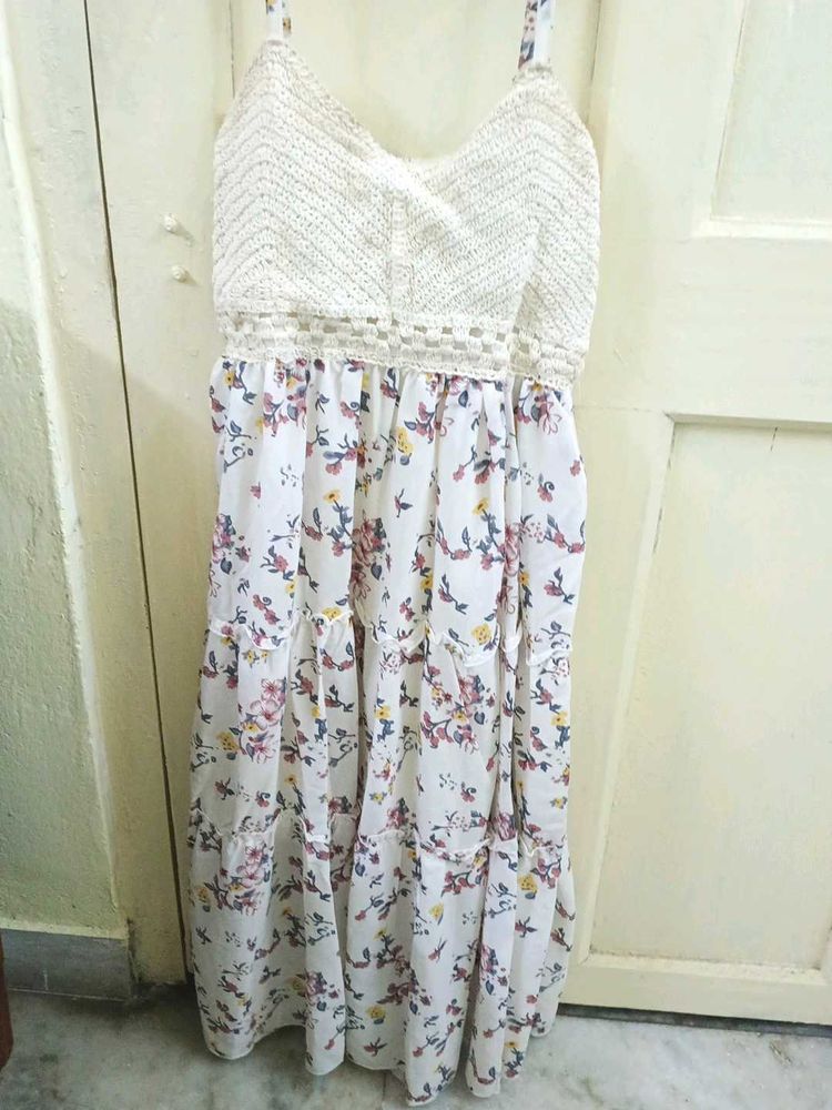 Floral Crochet Sundress