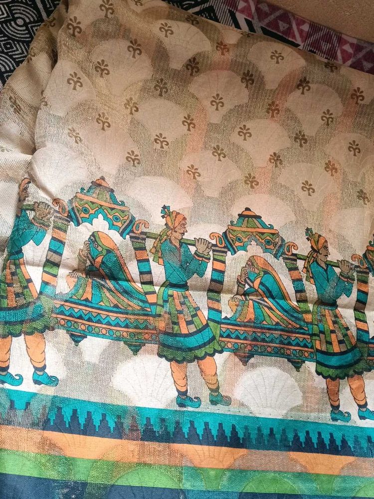 Ethnic Printed Saree