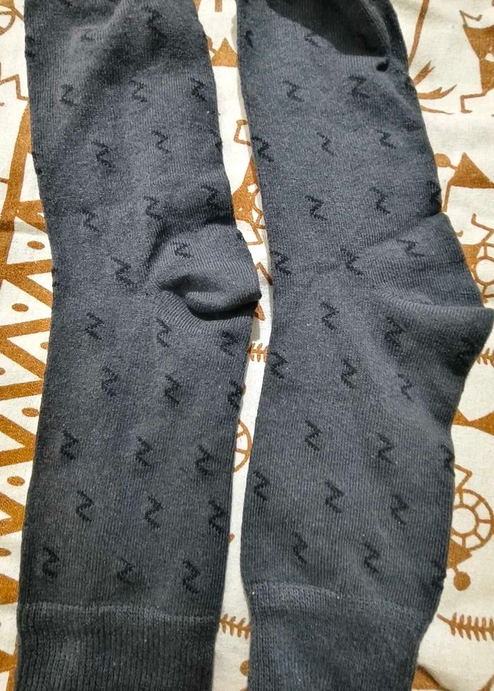 Patterned Grey Socks