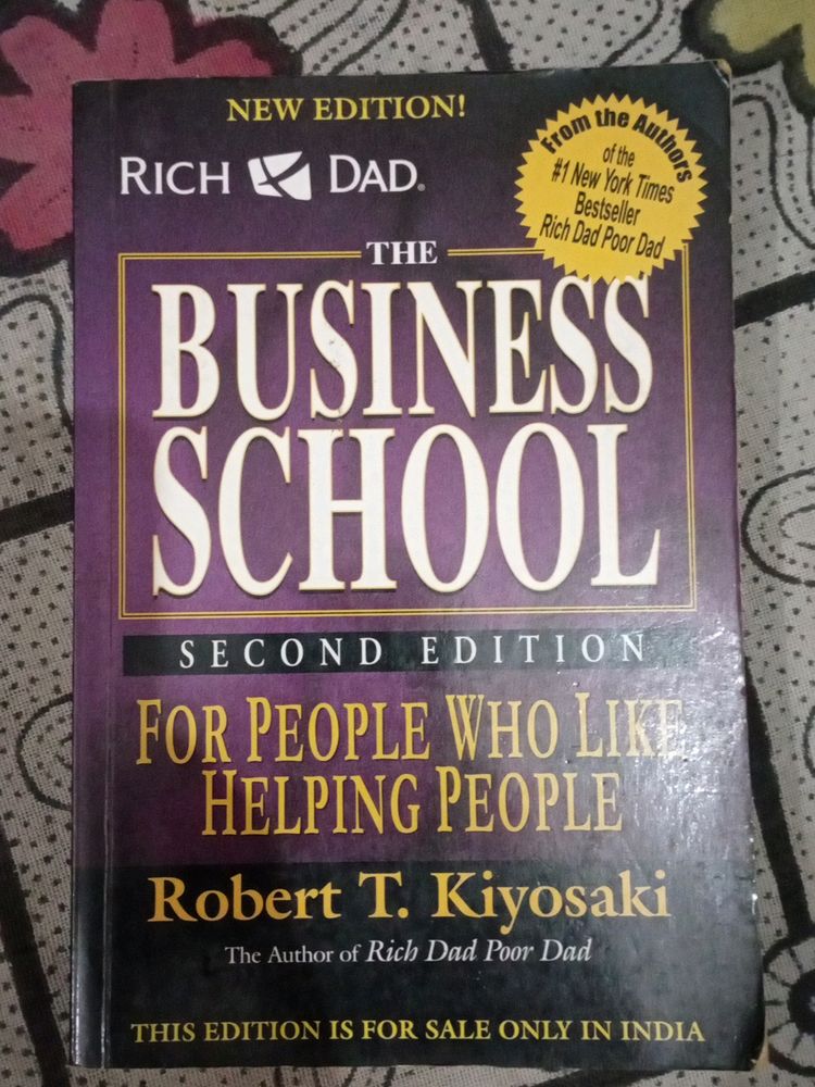 Business School By Robert T Kiyosaki ( Rich Dad Poor Dad Author) International Bestseller Book