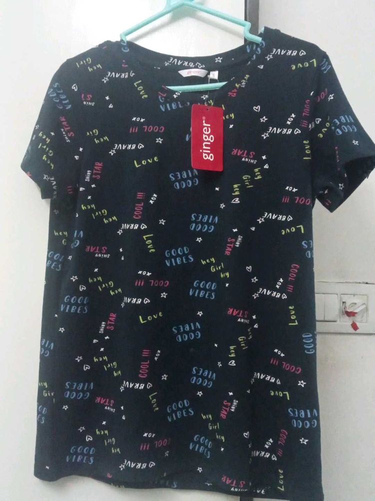 Ginger Graphic Print T-shirt - New