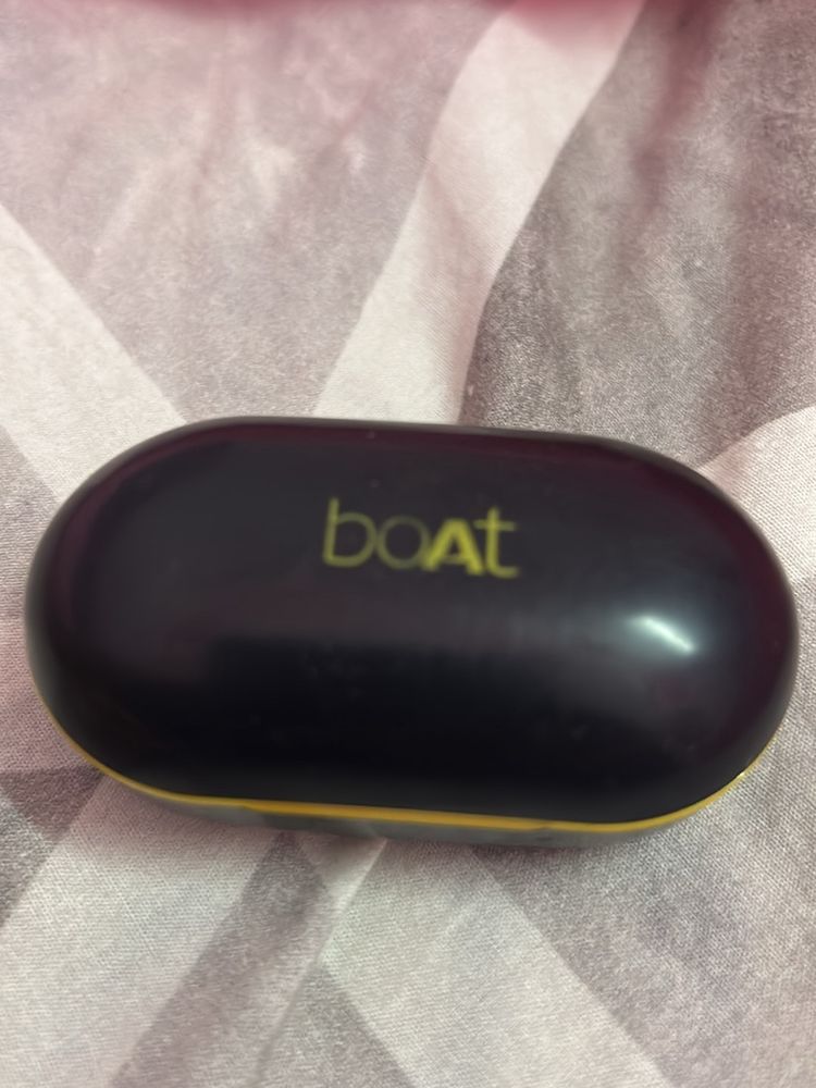 Boat Earphones Yellow