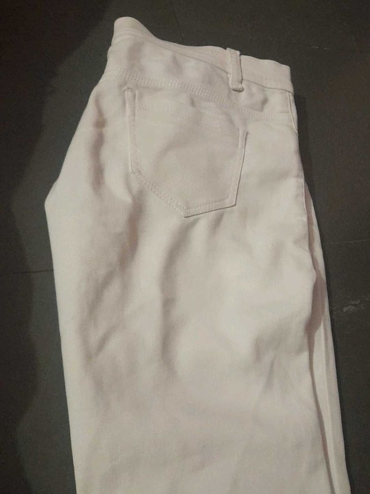 Denim White New Jean's For Ladies