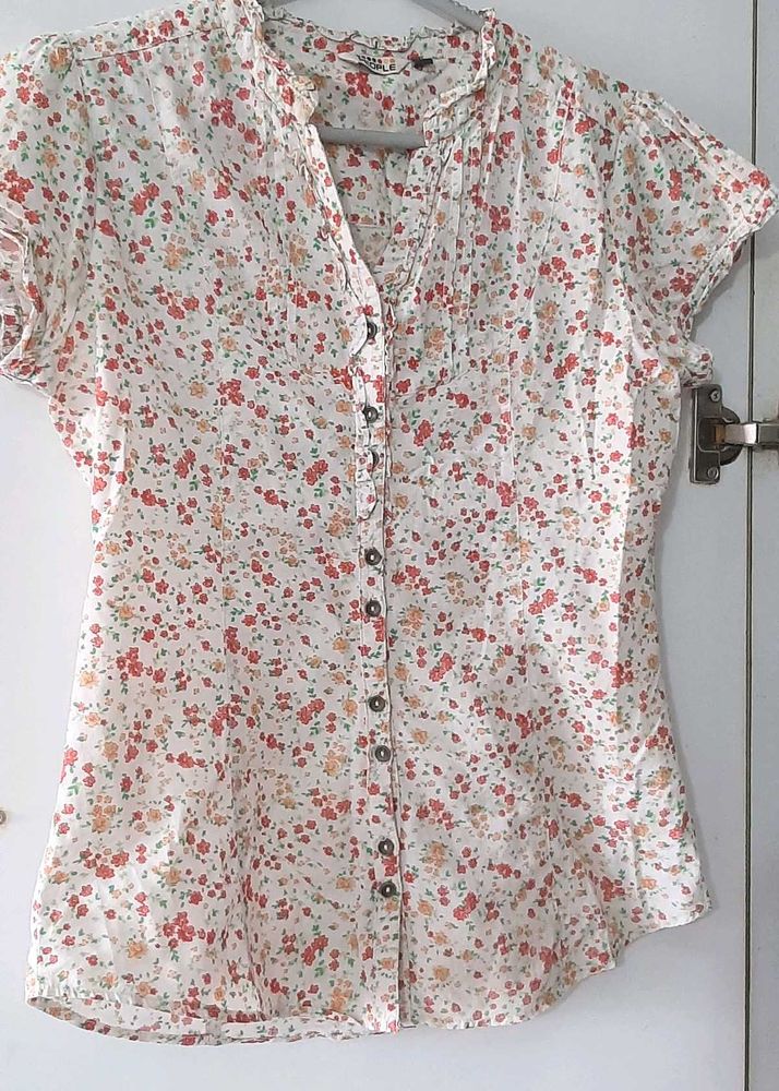 Women&#39;s Floral Printed Top