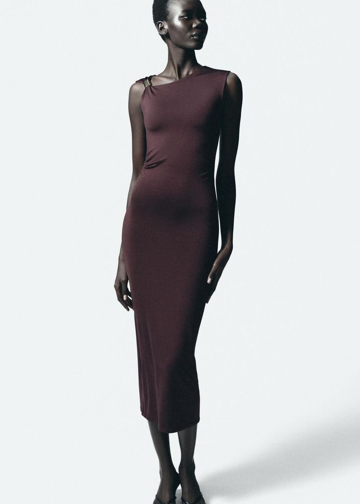 Zara Dress With Metal Applique