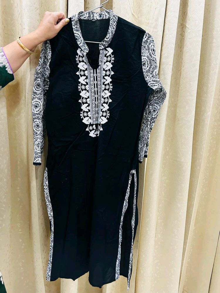 Black Kurta
