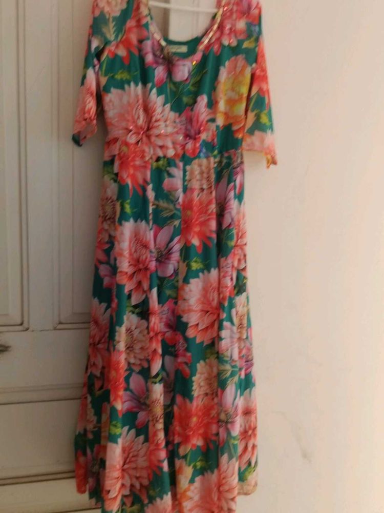 Floral Maxi Dress, Anarkali Gown