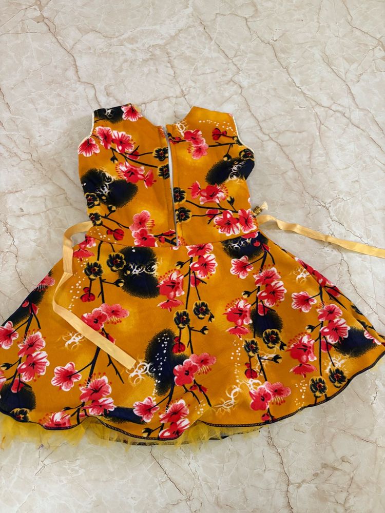 Floral Print Baby Dress