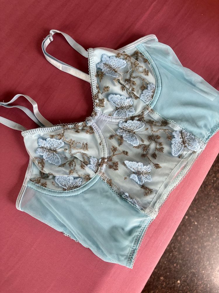 Floral Embroidered Bralette