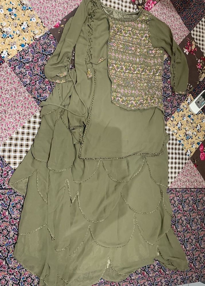 Skirt With Short Kurti