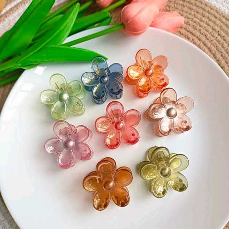 Flower Hair Claw Clips