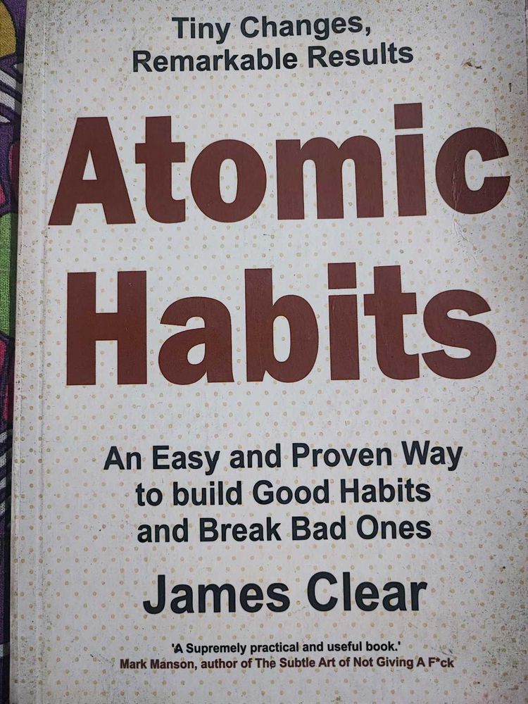 2 Books : Atomic Habits , Stay Hungry
