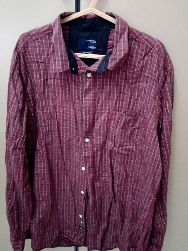Casual Checked Shirt For Men