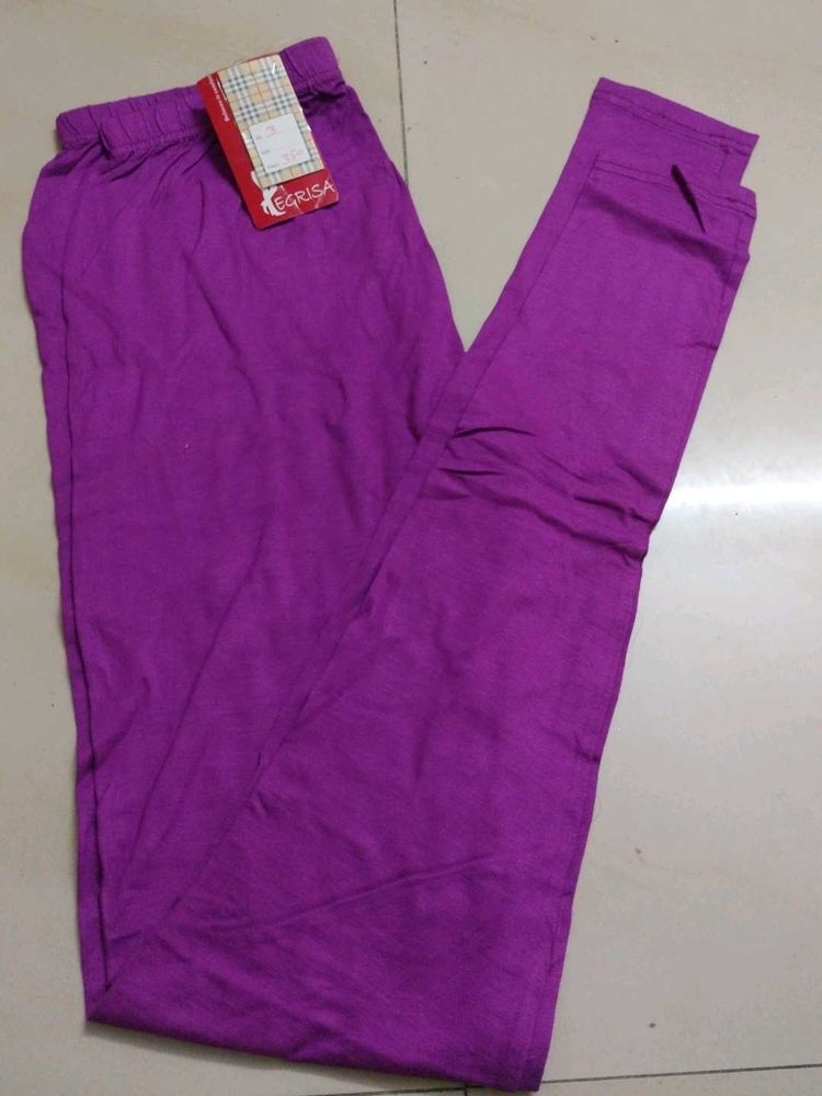 Egrisa Purple Leggings