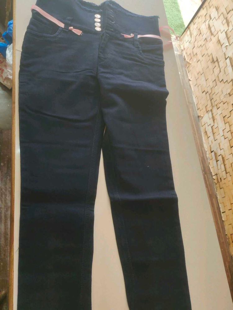 High-Waisted Skinny Jeans