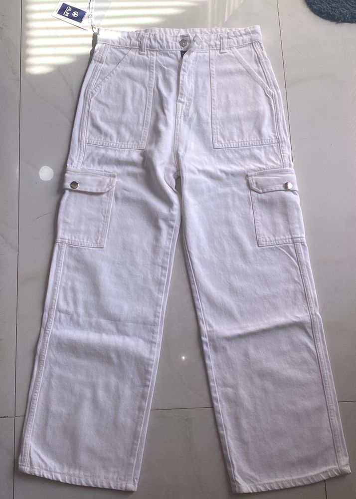 ❗️❗️New White High Waist Wide Leg❗️❗️