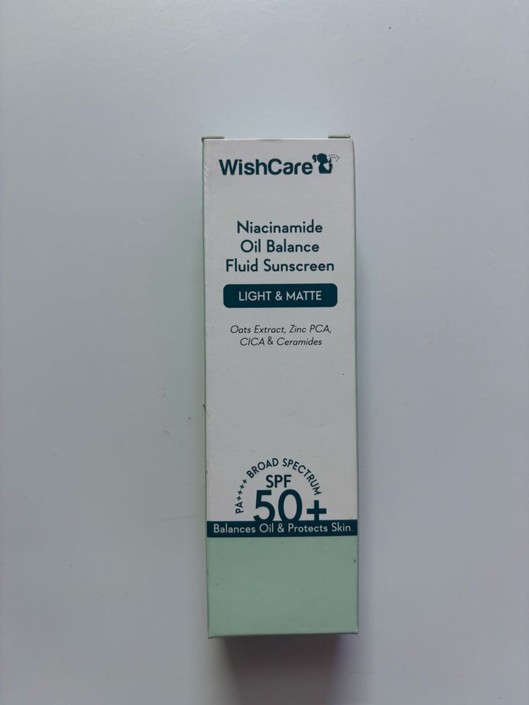 WishCare Niacinamide Oil BalanceFluid Sunscreen