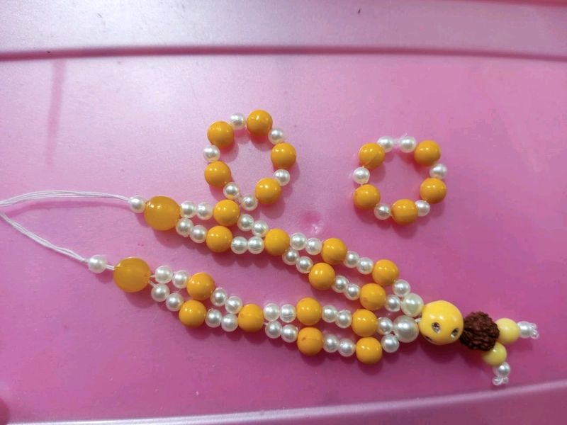 Ladoo Gopal Mala And Kara Set