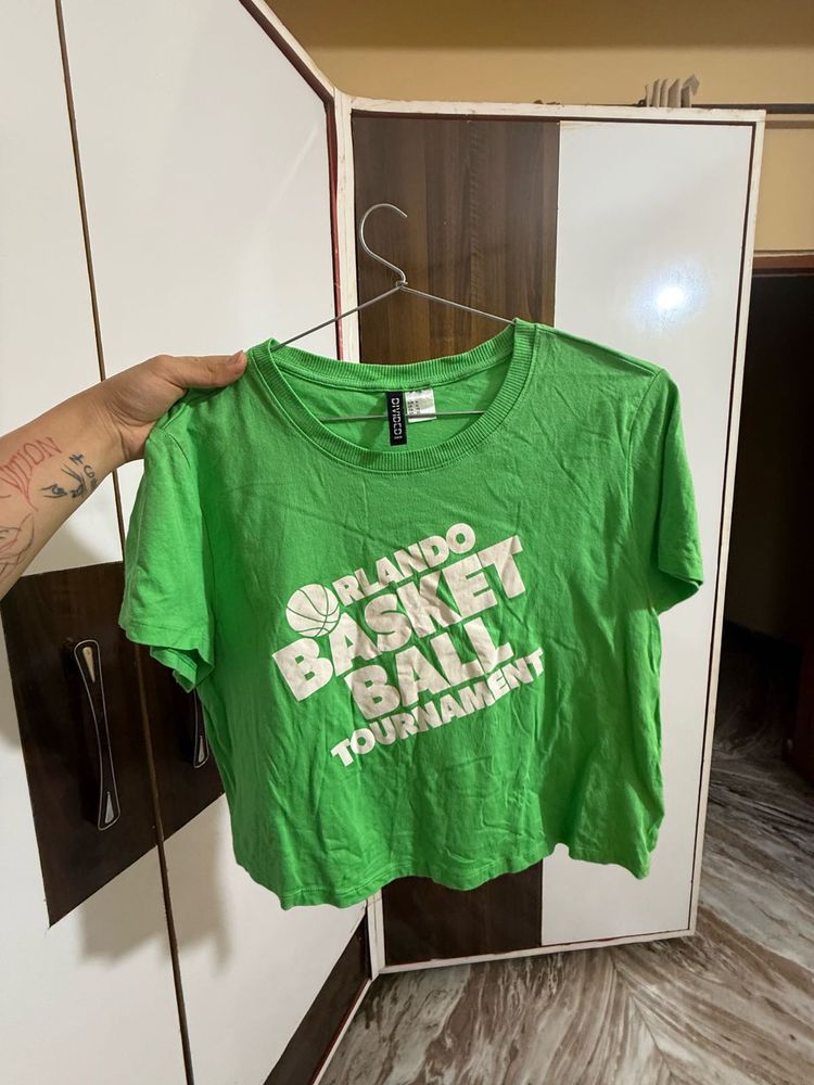 H&amp;M Green Top