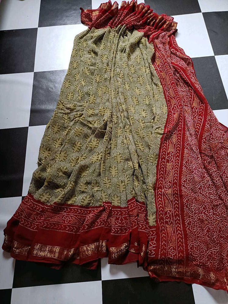 Bandhani Print Saree