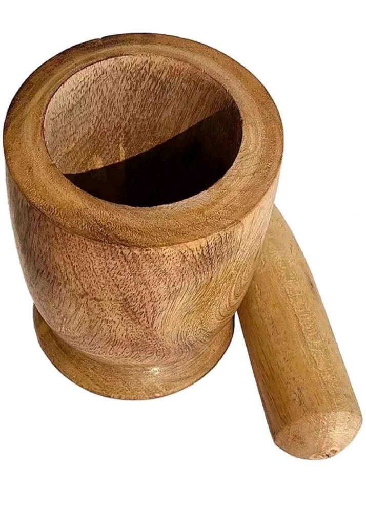 Wooden Okhli Set Just Like New