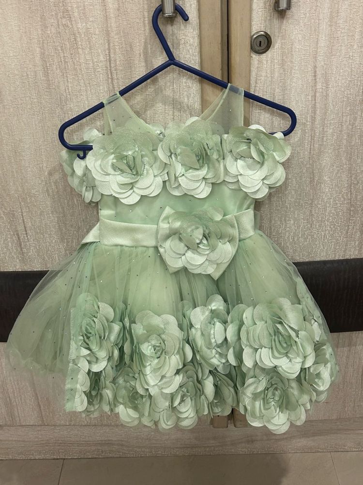 Flower Girl Dress - Mint Green