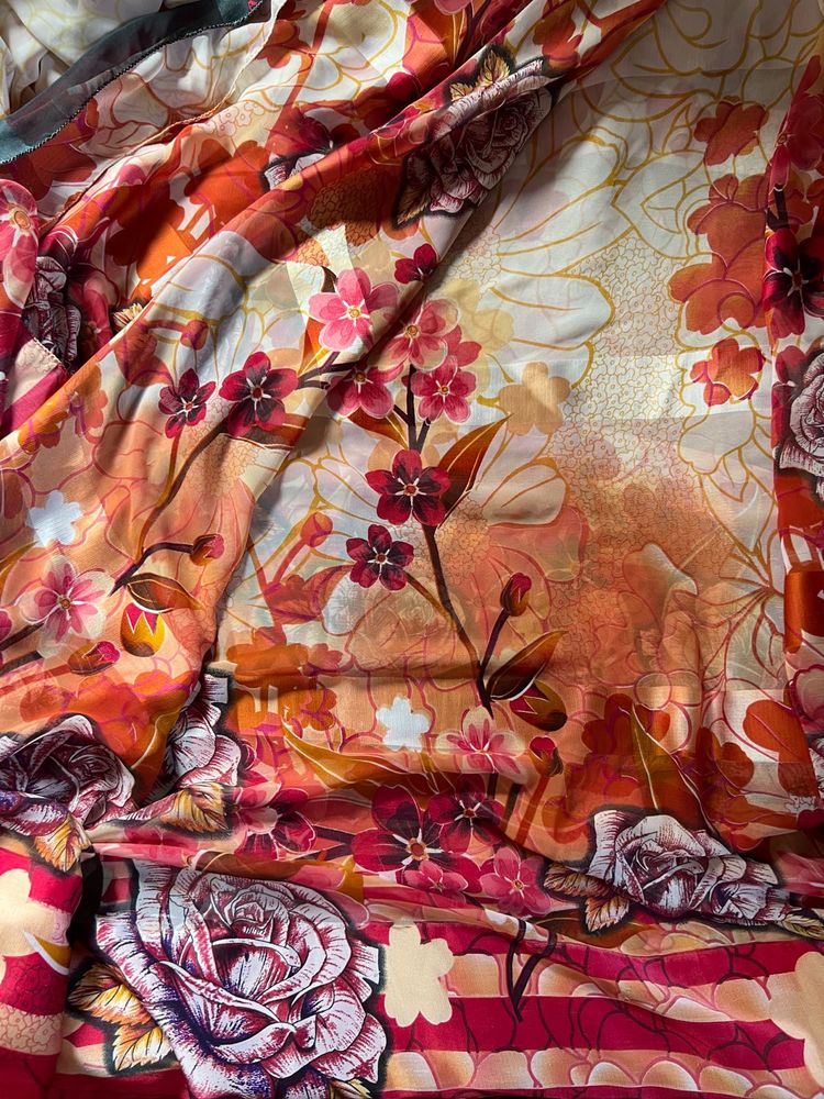 Super soft chiffon saree