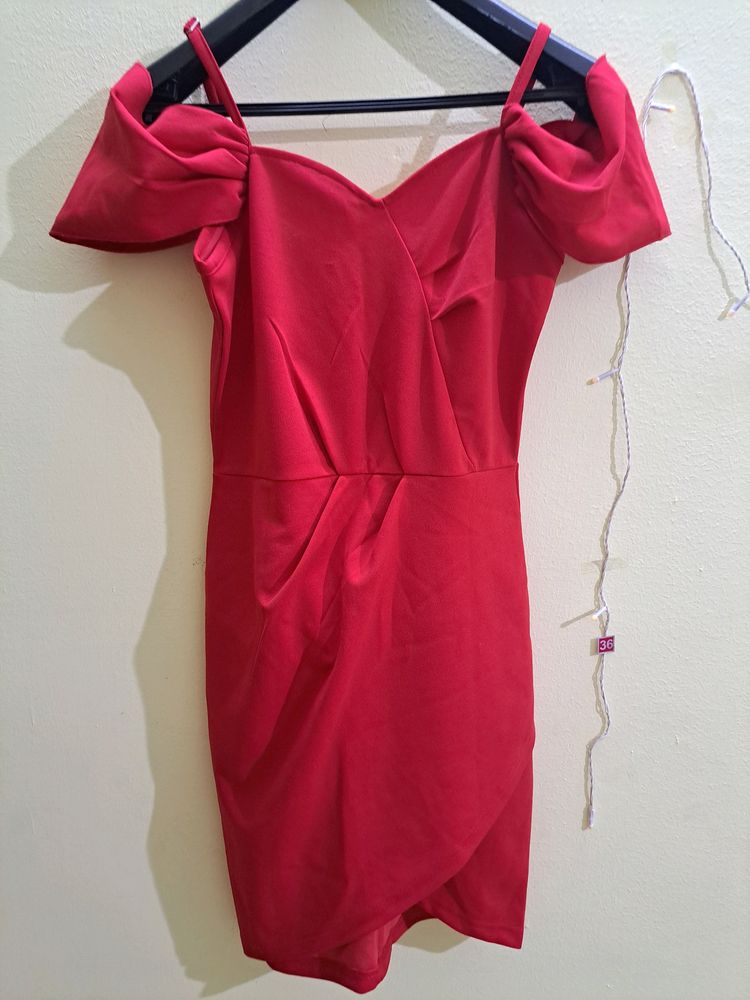 Red Bodycon Mini Dress