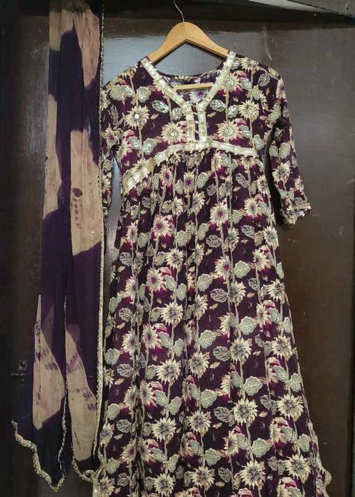 Floral Rose Kurta 3piece Set