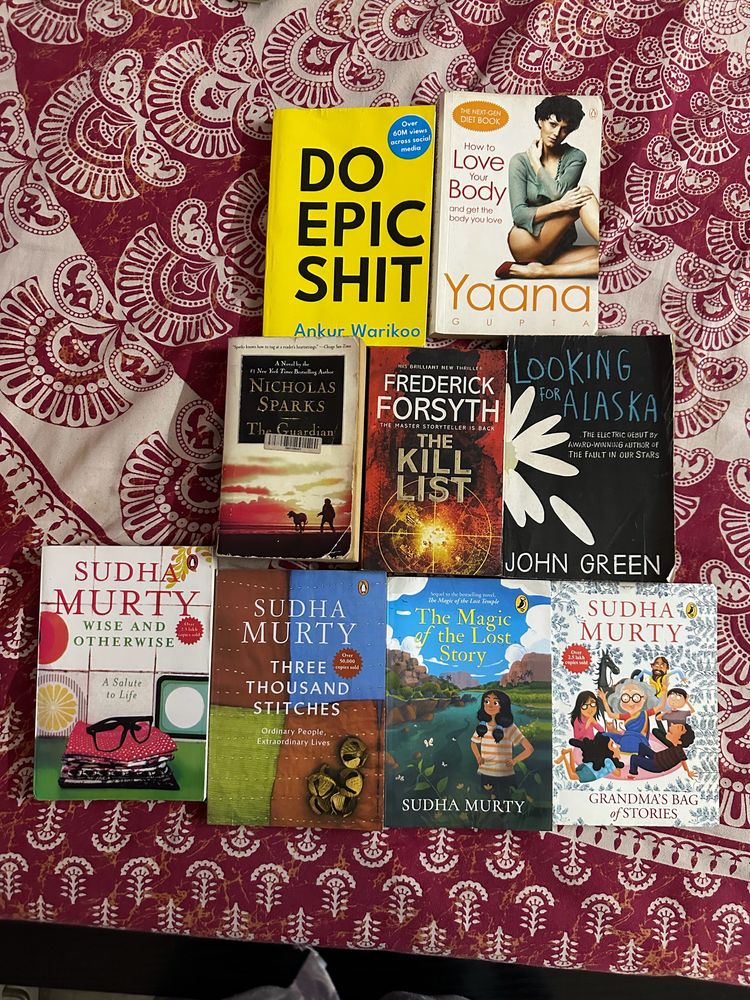 Books And Novels By Different Author
