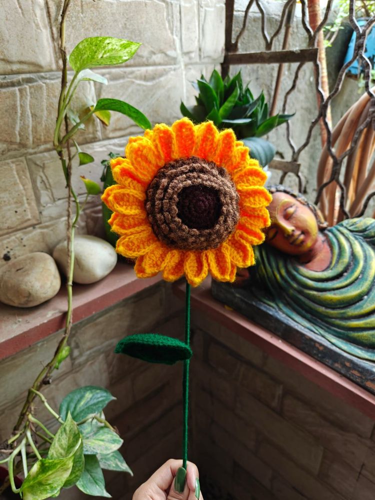 Crochet Sunflower Decoration