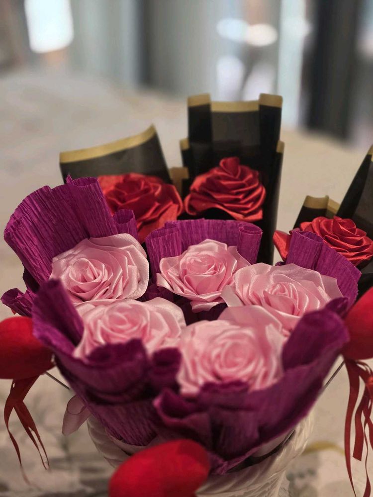 Handmade Satin Roses