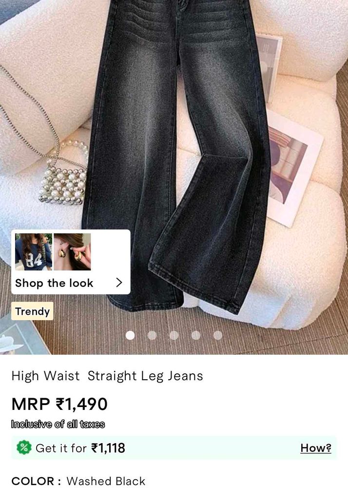 Savana Blackish High Waist Jeans