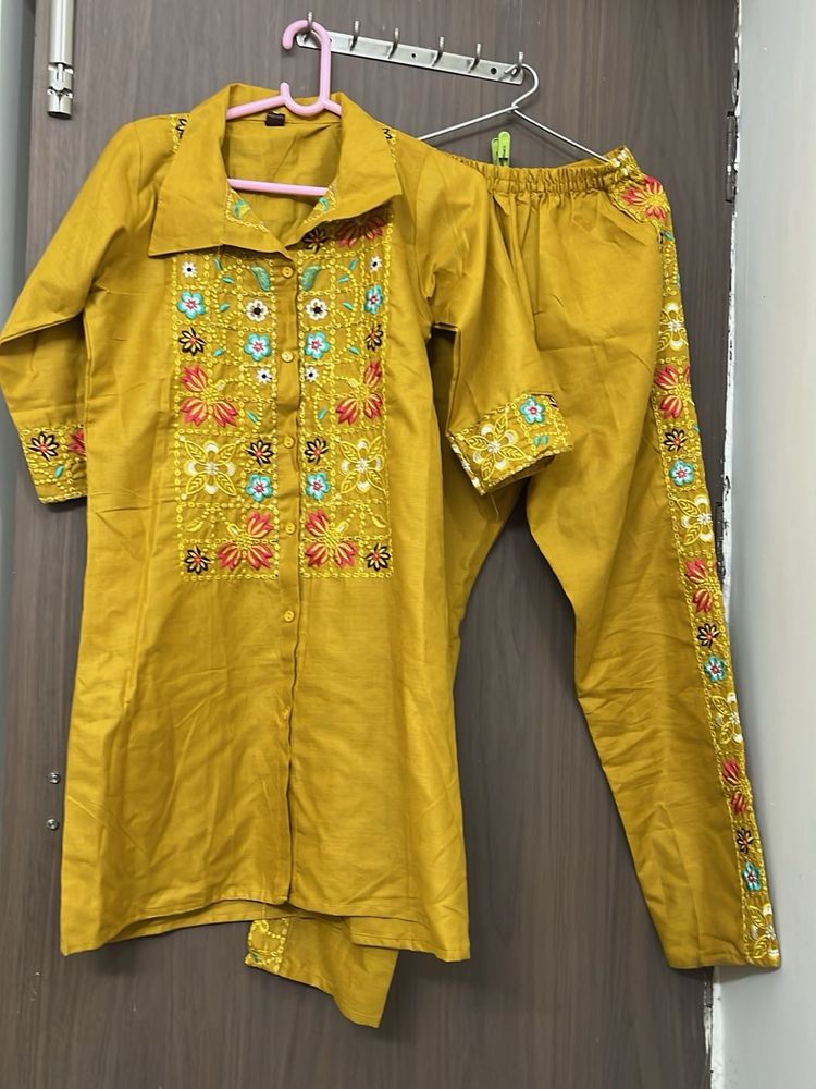Full heavyEmbroidered  totally new Kurta Set