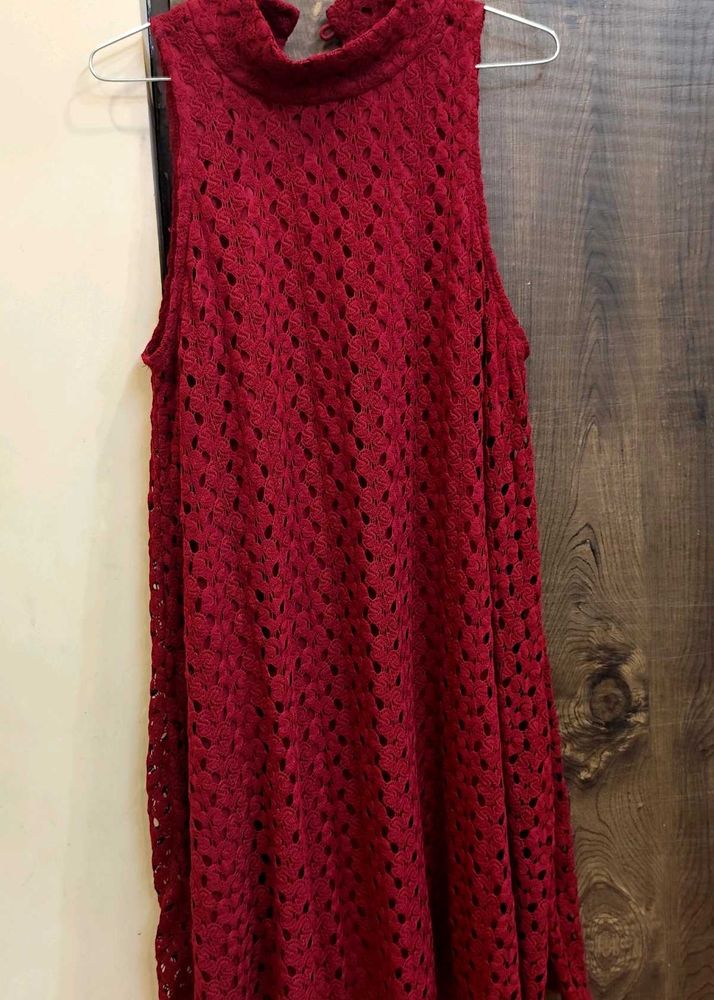 Beautiful Crochet Mini Dress