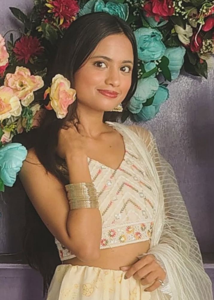 Embroidered Ethnic Crop Top with shrug