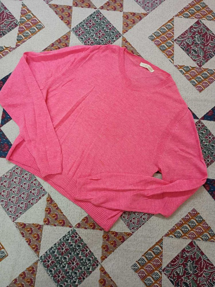 Pink Knit Sweater
