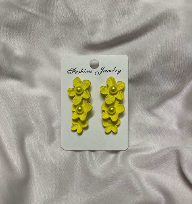 Floral Drop Earrings