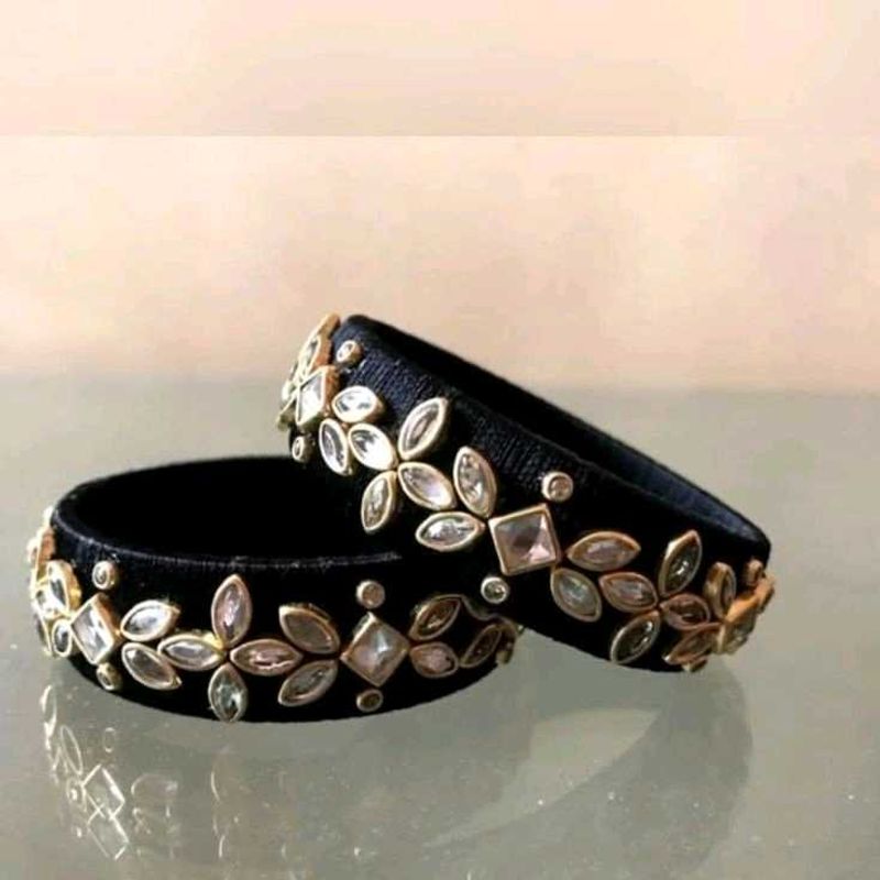 Kundan Work Bangles ❤️