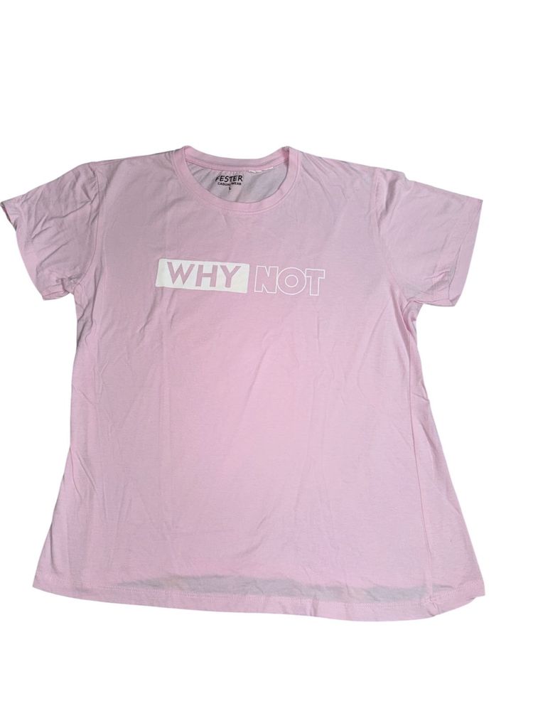 Pink &#39;Why Not&#39; Tee