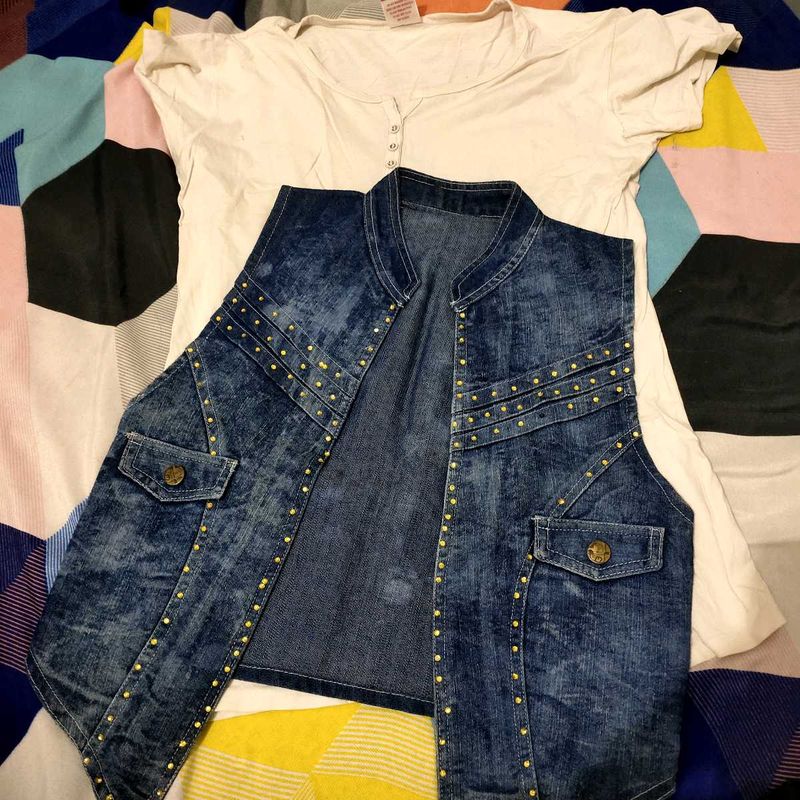 Denim Jacket Set