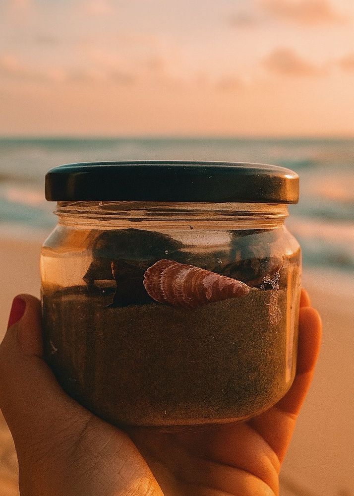 Goa Seashell Sand Art in Jar