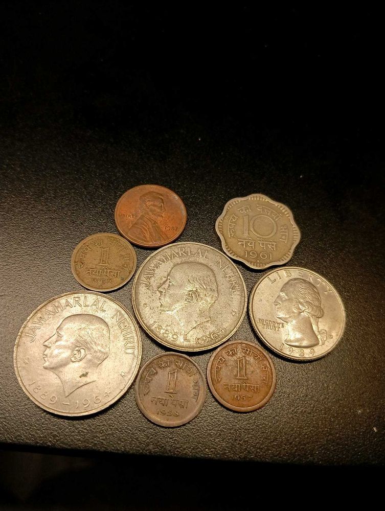 Indian and Foreign Coins.