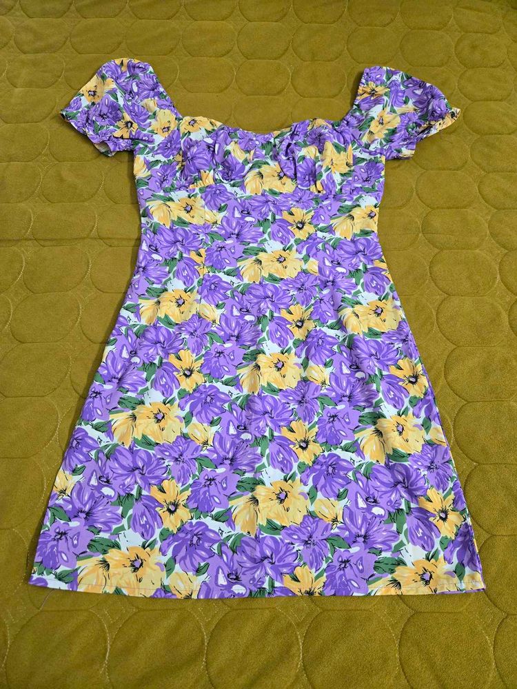 Floral Print Mini Dress bust 32/34