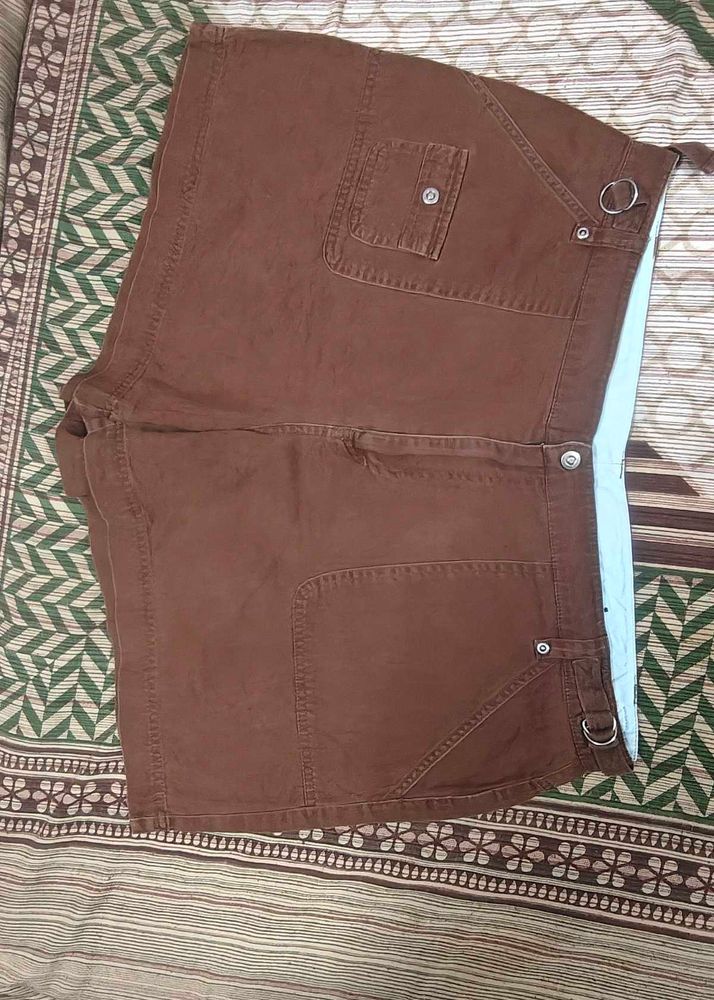 Girls Brown Shorts
