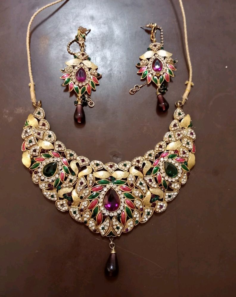 Very Beautiful Multicolor Jewellery Set
