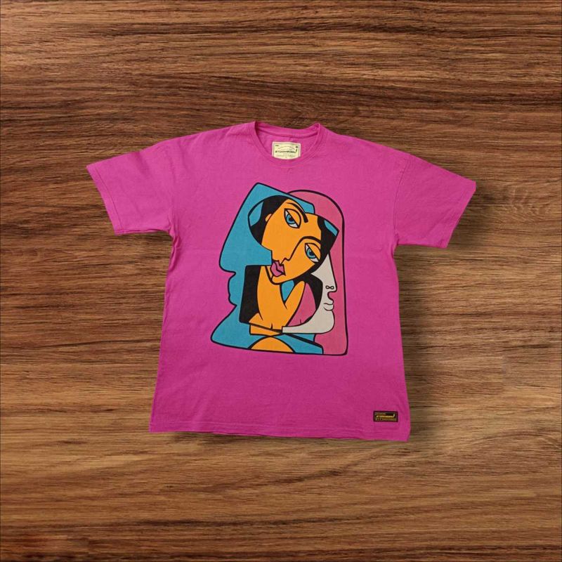 Pink Graphic Print T-Shirt