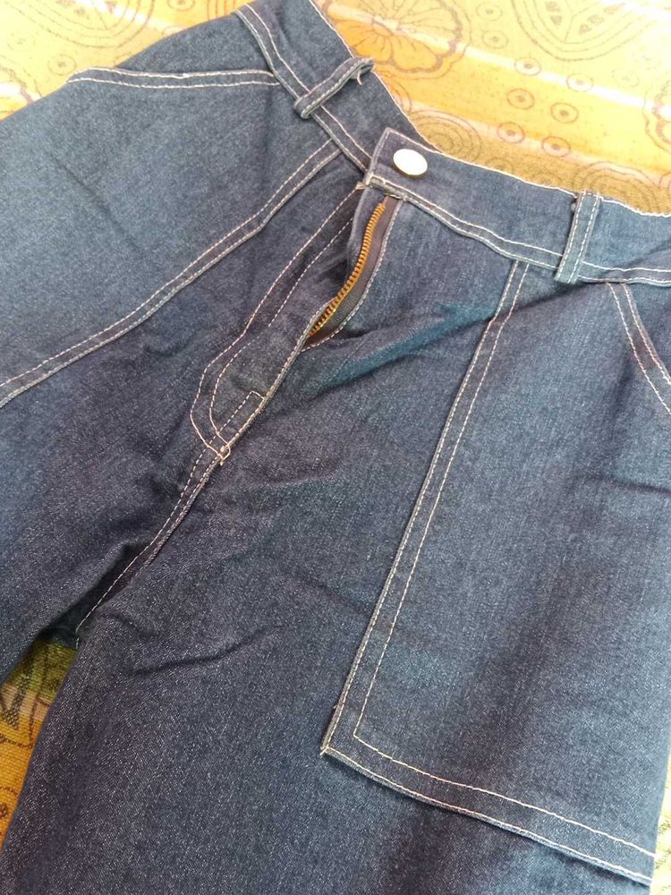 Dark blue Wash Denim Jeans