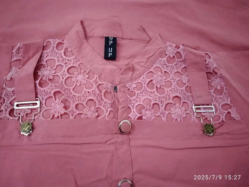Pink Lace One Piece